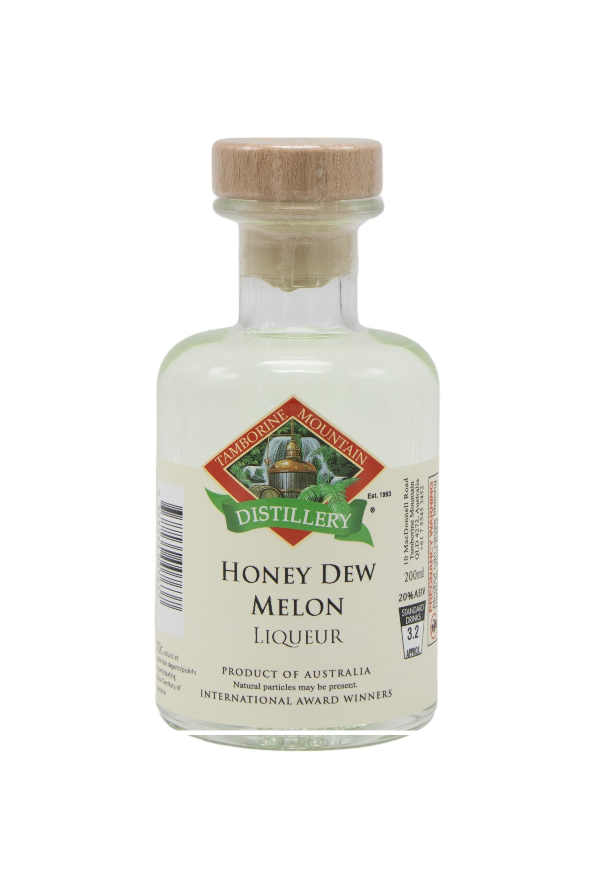 Honey Dew Melon Liqueur – Tamborine Mountain Distillery